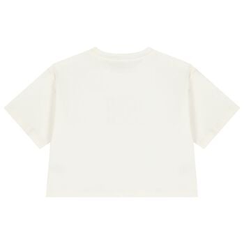 Girls Ivory Logo T-Shirt