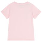 Girls Pink Logo T-Shirt , 3, hi-res