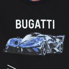 Boys Black Logo T-Shirt, 1, hi-res