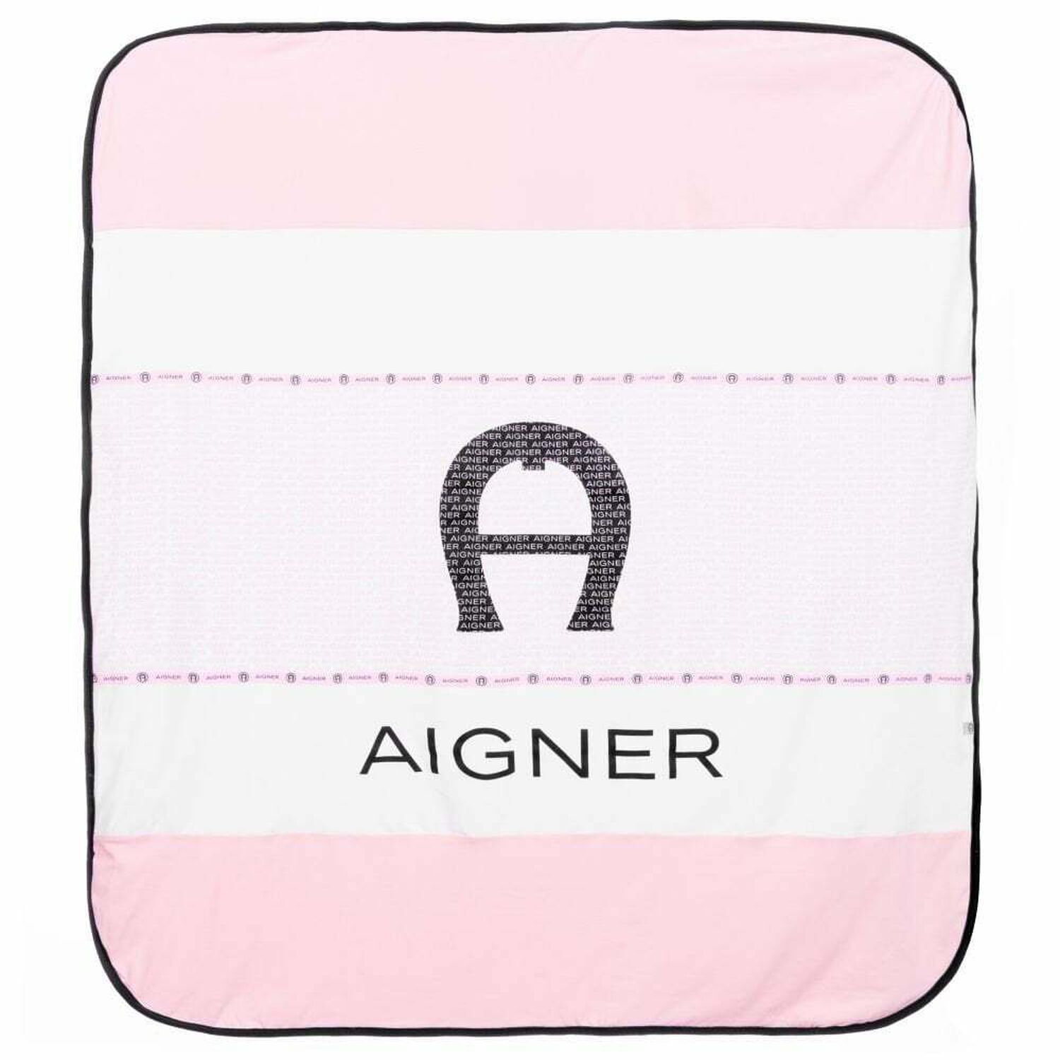 Pink & White Logo Baby Blanket , 2, hi-res image number null