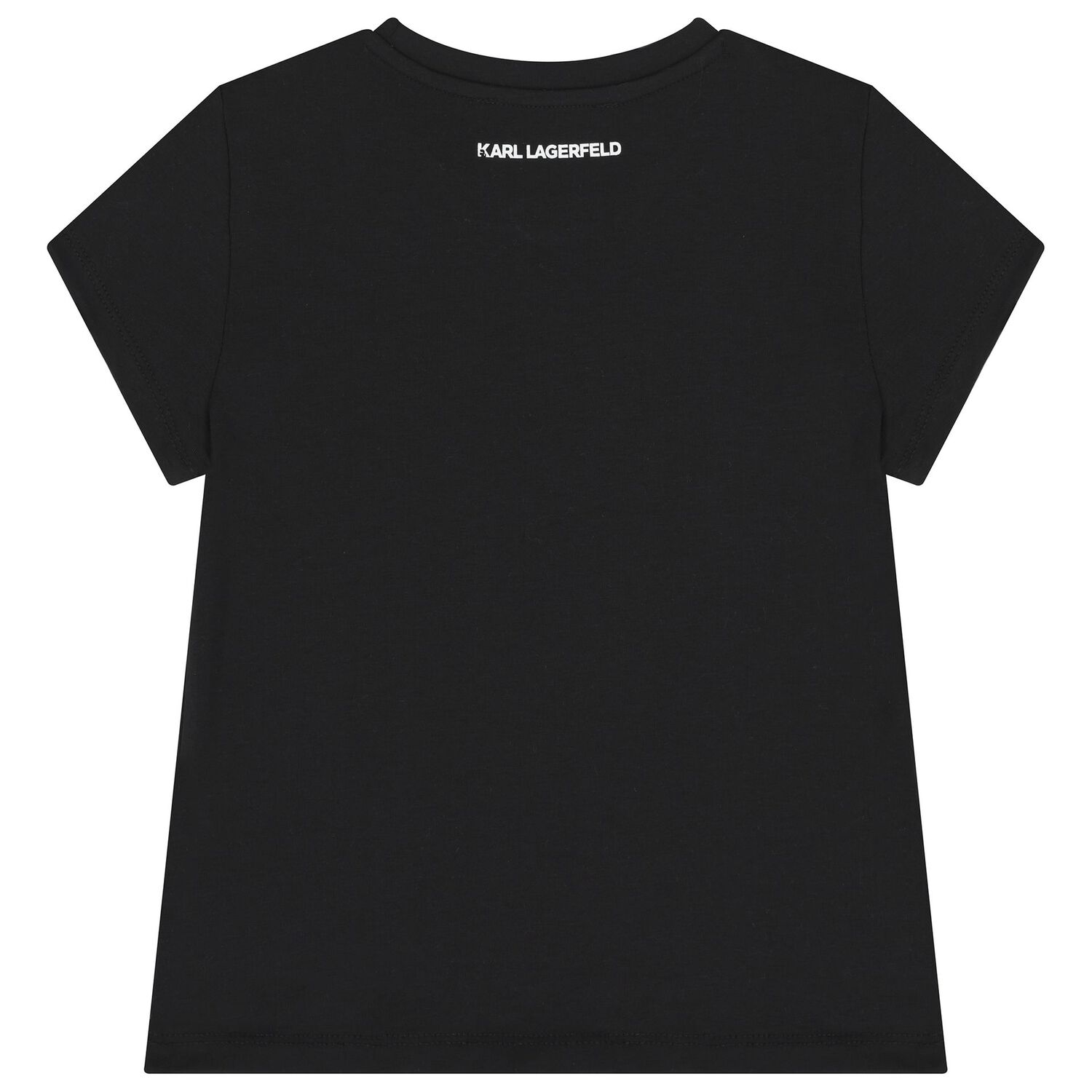 Girls Black Choupette T-Shirt, 1, hi-res