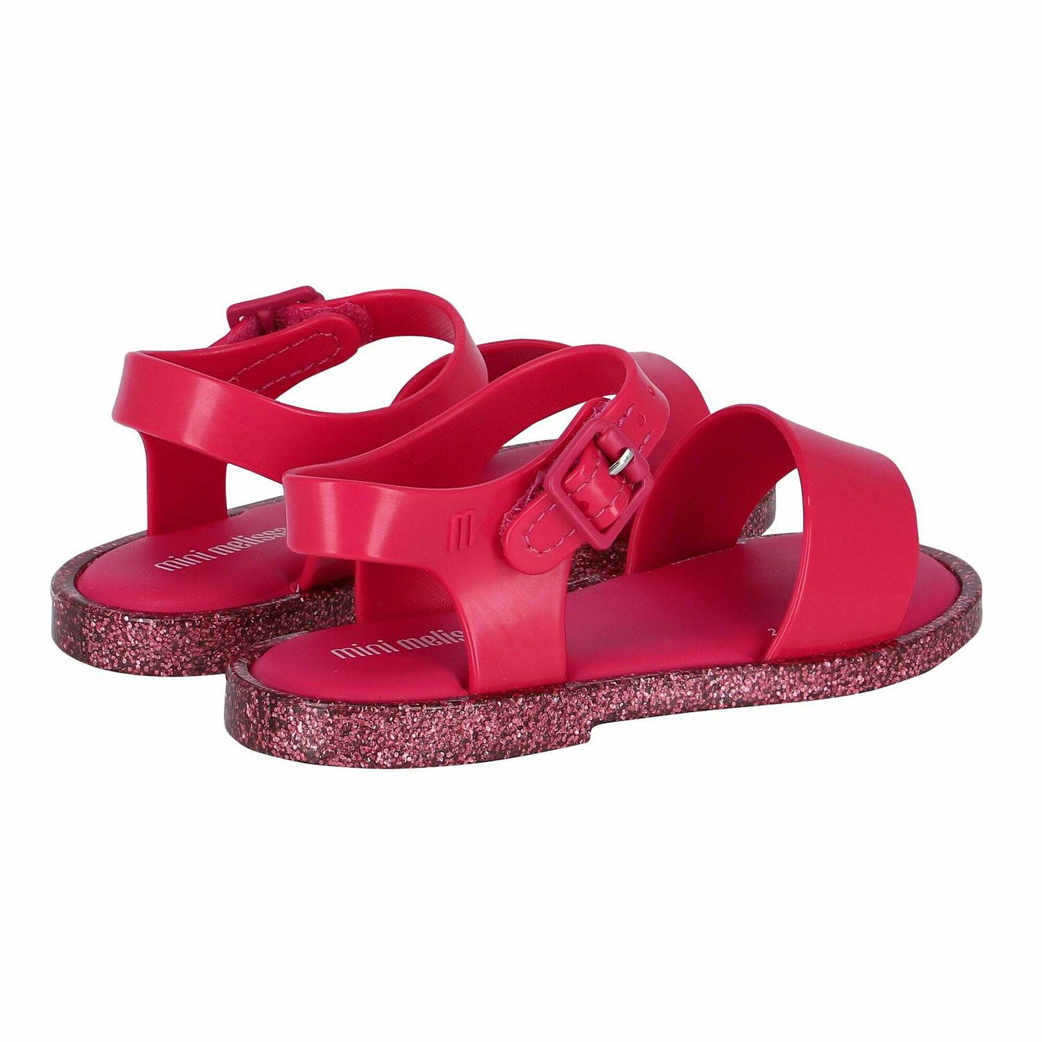Younger Girls Pink Jelly Sandals, 2, hi-res image number null