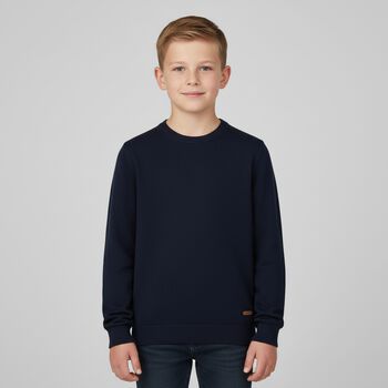 Boys Navy Blue Knitted Jumper