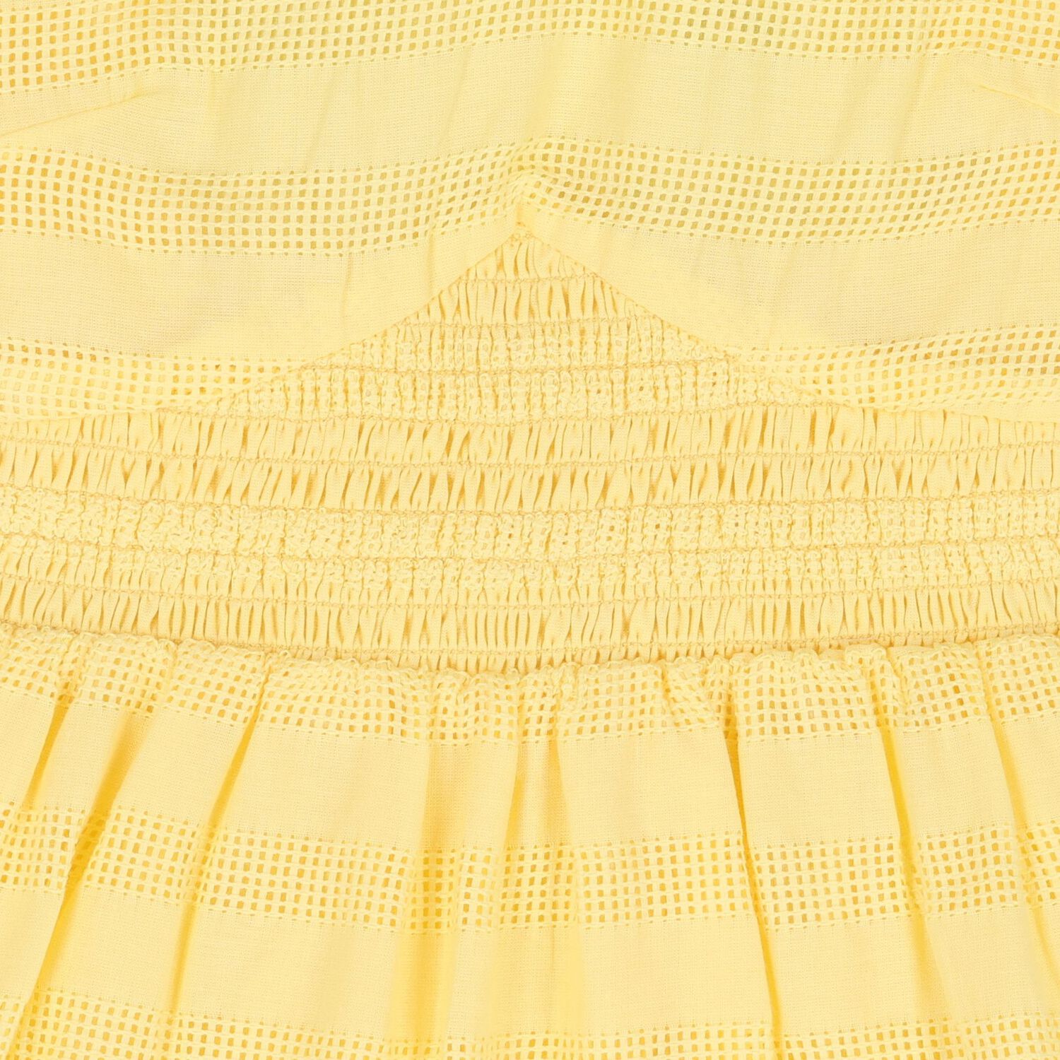 فستان متعدد الطبقات باللون الاصفر للبنات , 1, hi-res