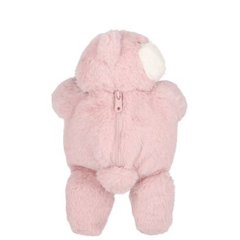 Girls Pink Teddy Bear Backpack, 2 Girls Pink Teddy Bear Backpack