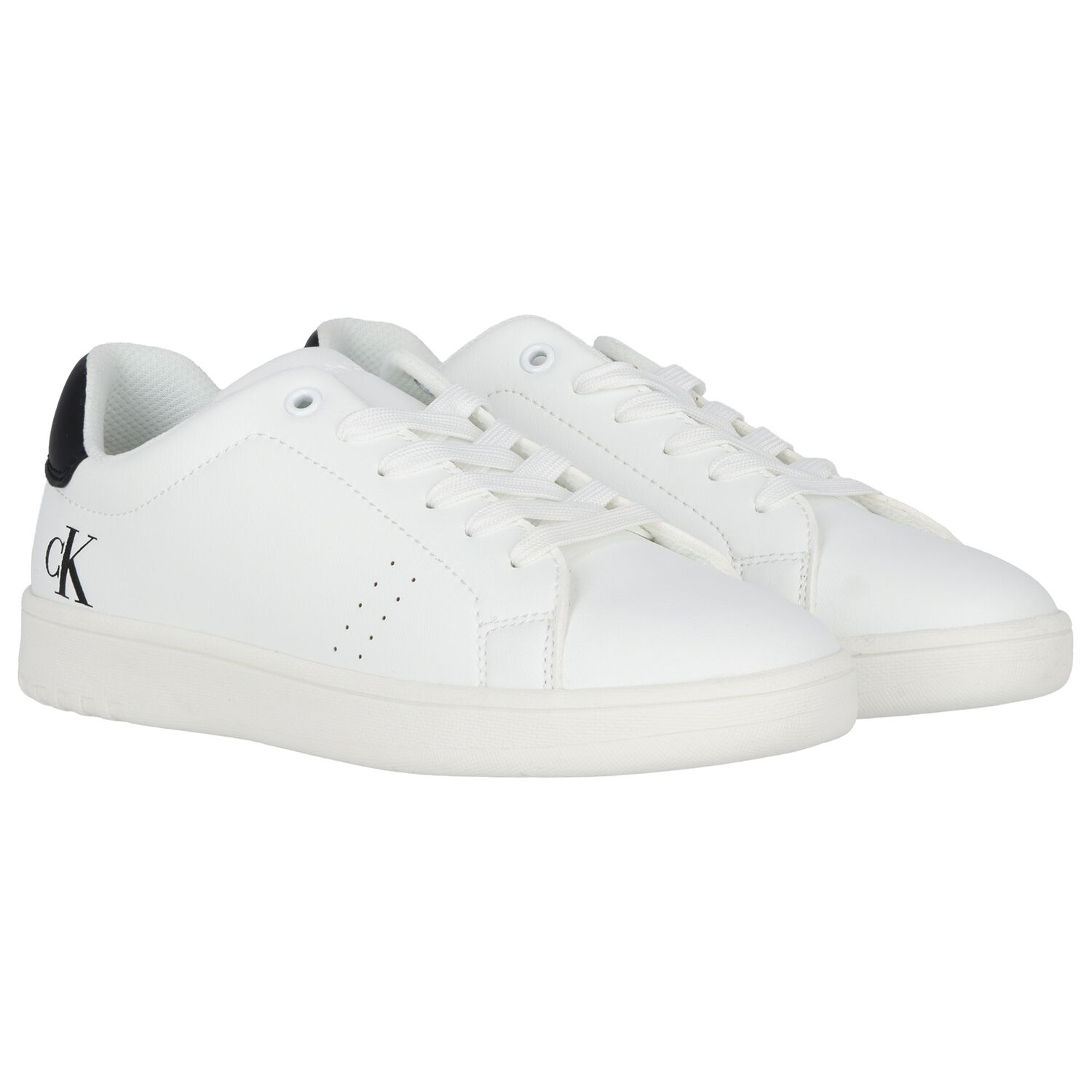 White Logo Trainers, 2, hi-res