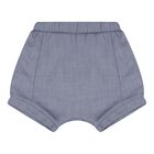 طقم شورت للأطفال الأولاد بتصميم النمر باللون الأبيض والأزرق, 1, hi-res