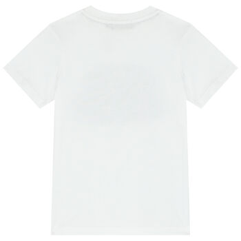 Boys White Logo T-Shirt