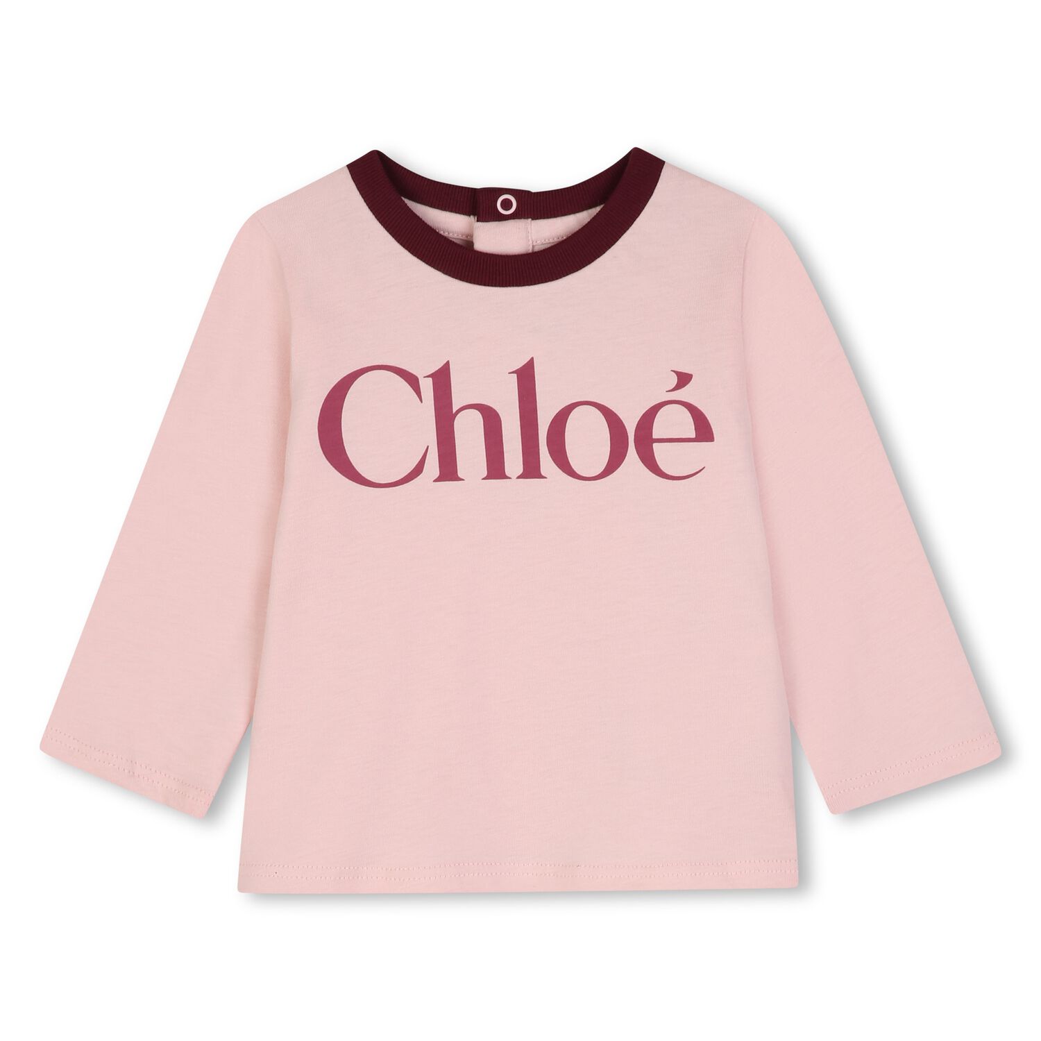 Younger Girls Mini Me Pink Long Sleeve Top, 2, hi-res