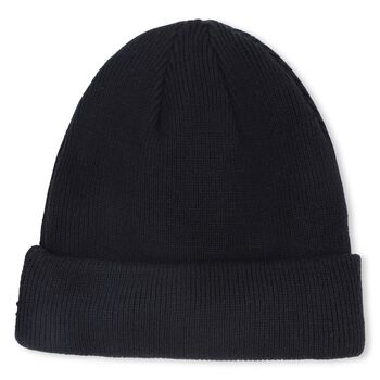 Baby Boys Black Ikonik Karl Knitted Hat