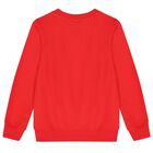 Red Christmas Teddy Bear Logo Sweatshirt , 1, hi-res