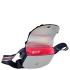 حقيبة يد للبنات مطرزة  بالشعار باللون الكحلي, 1, hi-res