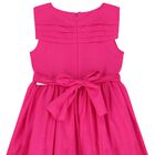 Girls Pink Embroidered Dress, 3, hi-res