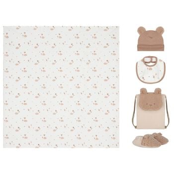 Ivory & Beige Teddy Bear Gift Set
