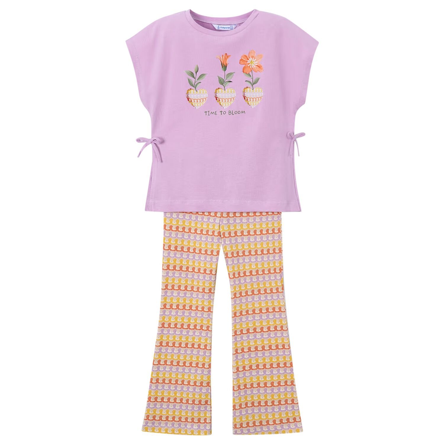 Girls Multi-Coloured Leggings Set, 2, hi-res