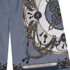 Boys Blue & Grey Logo Shorts, 1, hi-res