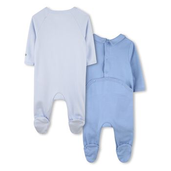 Blue Tiger Logo Babygrows ( 2 Pack ) 