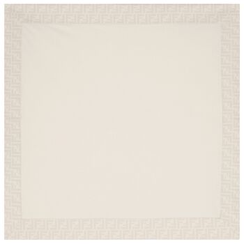 Beige Logo Blanket