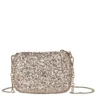 Girls Gold Sequin Bow Handbag ( 18cm ) , 2, hi-res