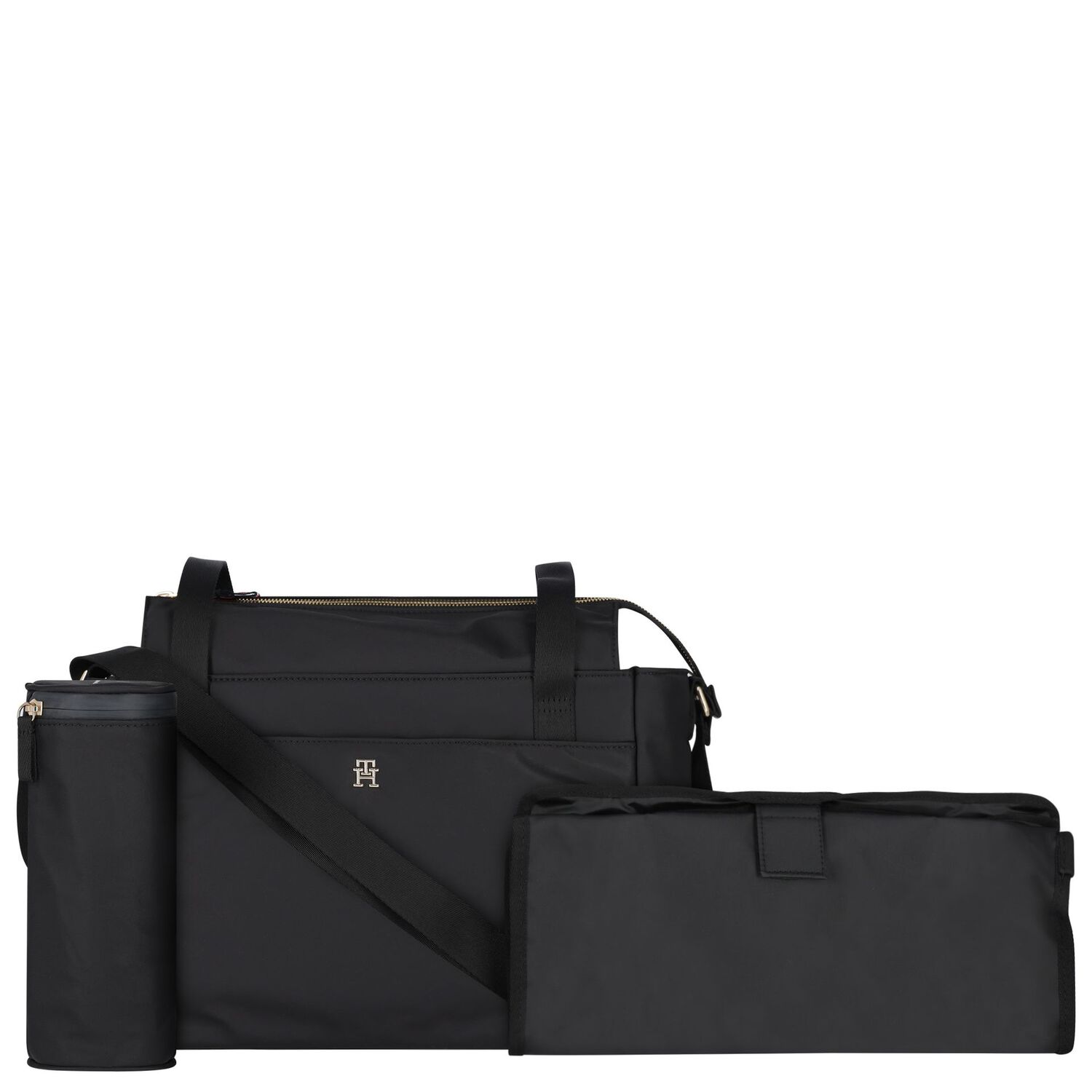 شنطة مواليد بالشعار باللون الأسود, 1, hi-res