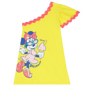 Girls Yellow Minnie Mouse Dress