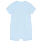 Baby Boys Blue & White Rompers (3 Pack), 2, hi-res