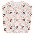 قفطان شاطئ للبنات بطبعة دونات باللون الأبيض, 1, hi-res