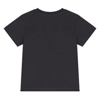 Younger Boys Grey Dinosaur T-Shirt