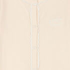 طقم أفرول وقبعة بالشعار باللون الزهري للبنات, 1, hi-res