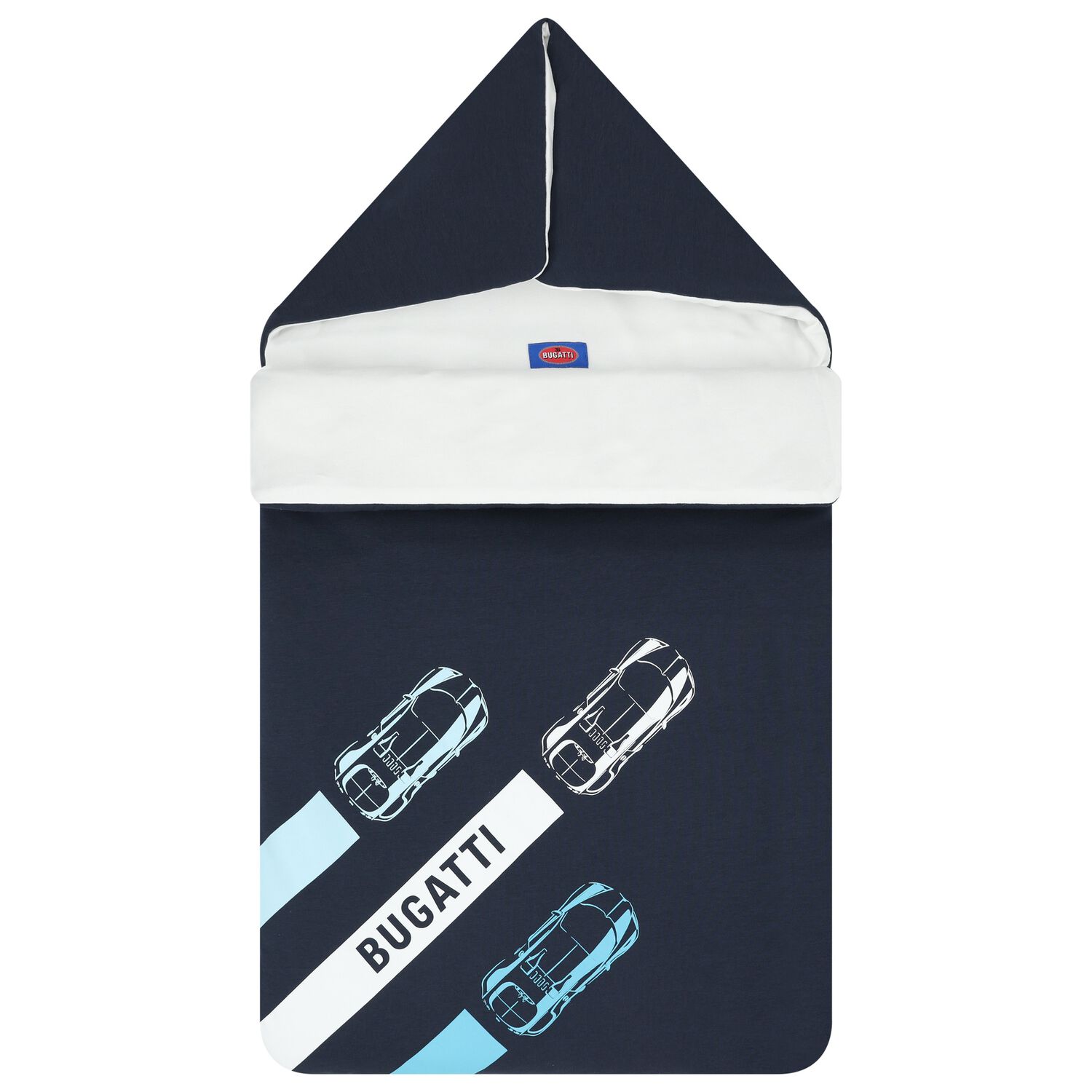 Baby Boys Navy Blue Logo Nest, 1, hi-res