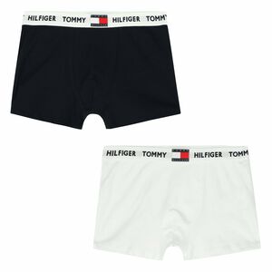 Boys White & Navy Boxer Shorts (2-Pack)