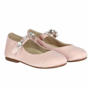 Girls Pink Swarovski Crystals Shoes