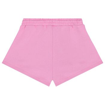 Girls Pink Logo Shorts