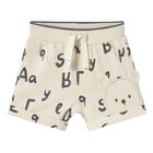 Baby Boys Beige Bear Shorts, 1, hi-res