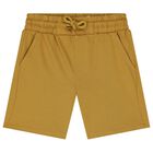 Boys White & Yellow Turtle Shorts Set, 4, hi-res