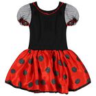 Girls Black & Red Little Lady Bug Costume, 1, hi-res