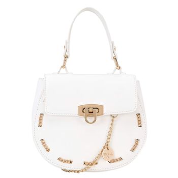 Girls White Handbag