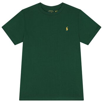 Boys Green Logo T-Shirt