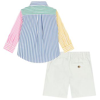 Baby Boys Multi-Coloured Shorts Set