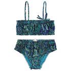 Girls Blue & Green Paisley Bikini, 1, hi-res