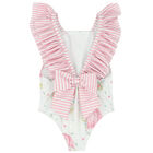 مايوه بنات باللون الأبيض والوردي, 1, hi-res