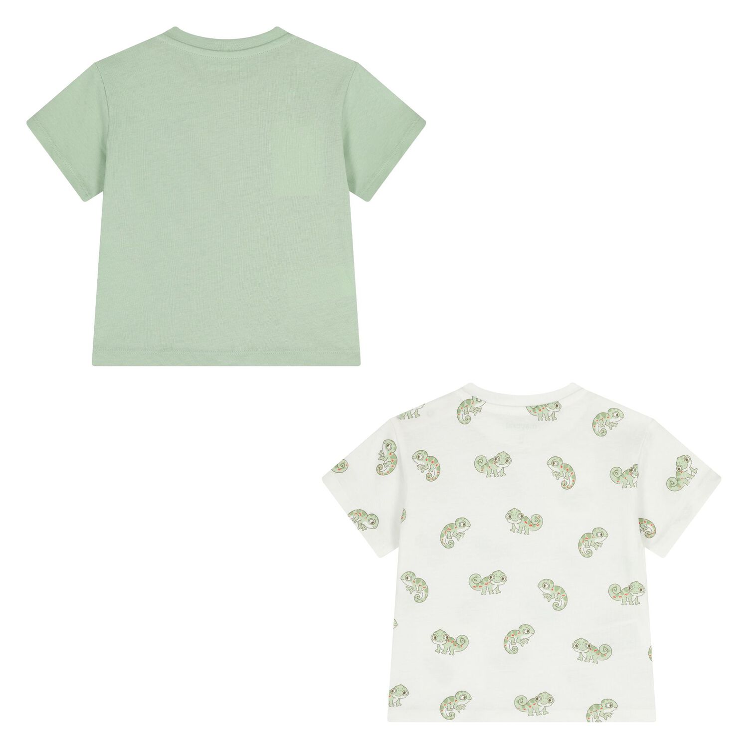 Younger Boys Green & White T-Shirts ( 2-Pack ), 2, hi-res