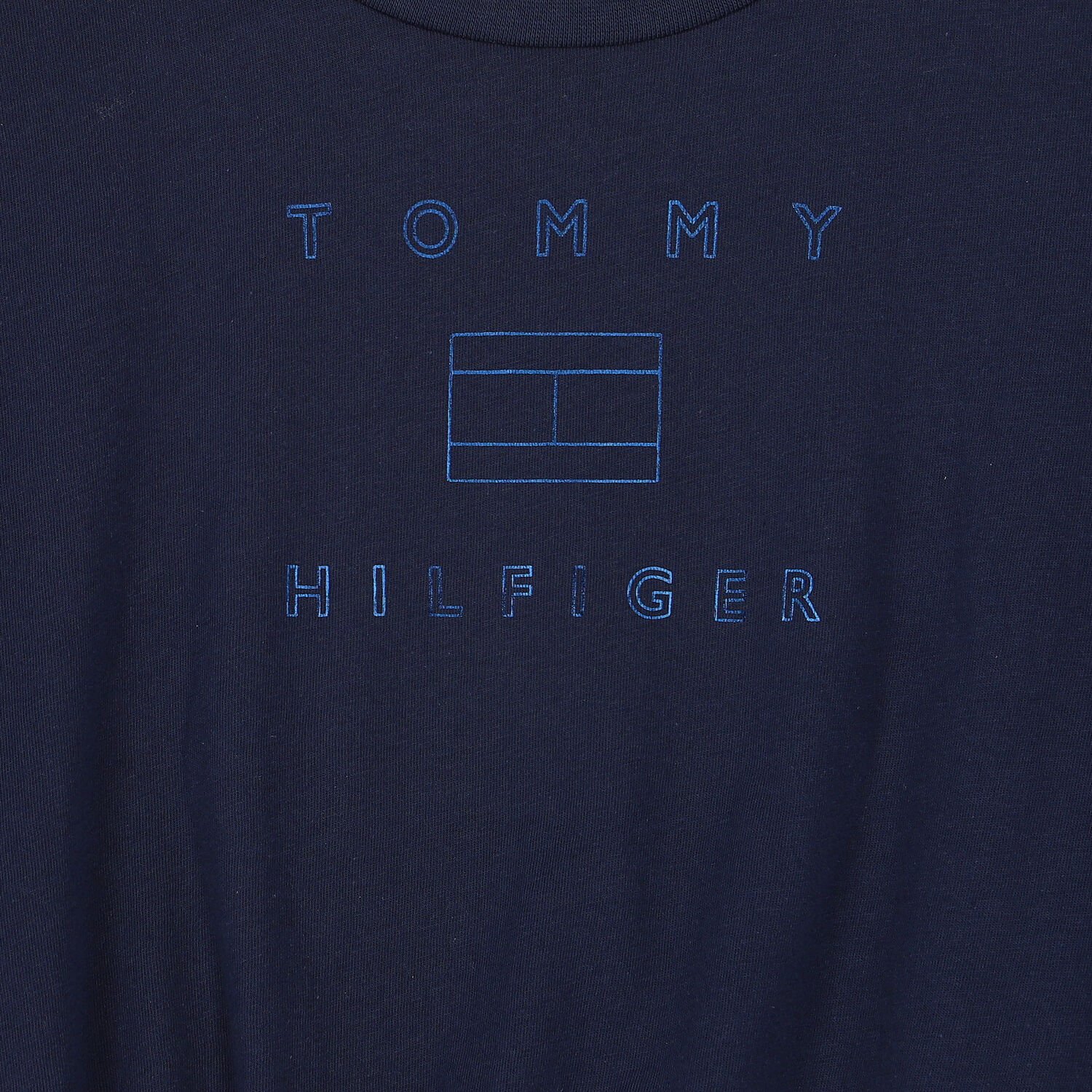 Girls Navy Logo T-Shirt, 1, hi-res