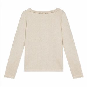Girls Gold Knitted Cardigan