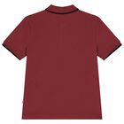 قميص بولو بشعار أحمر للأولاد, 2, hi-res