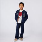 Beige Tiger Logo Trainers, 1, hi-res