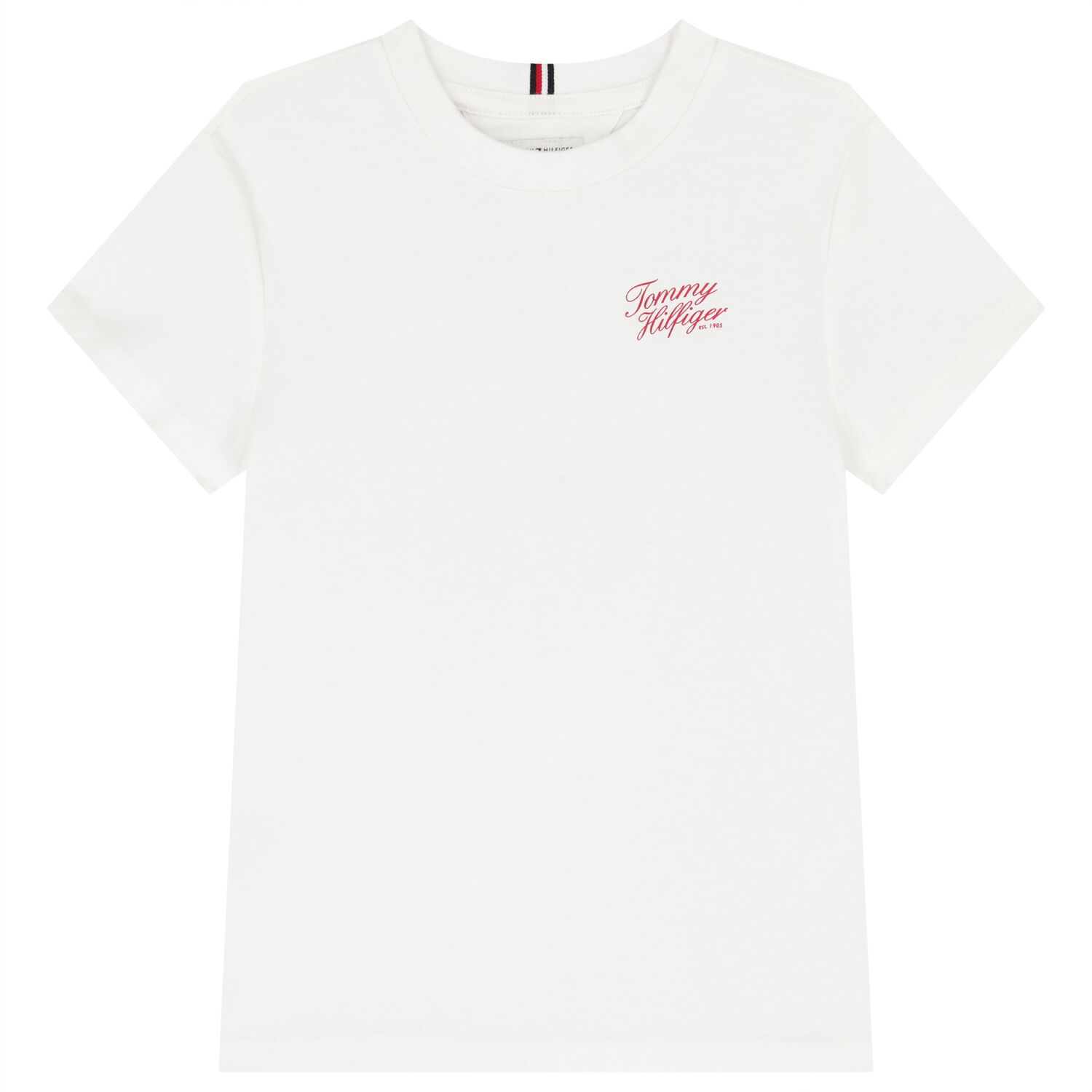 Girls White Logo T-Shirt, 2, hi-res