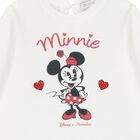 Younger Girls Ivory Disney Long Sleeve Top, 1, hi-res