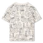 Boys Ivory Logo T-Shirt, 1, hi-res