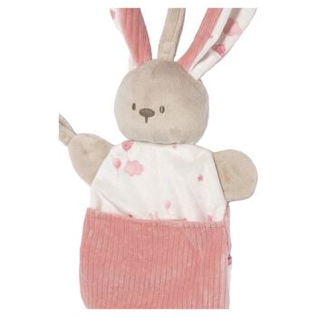Baby Girls Pink, Beige & White Baby Pacifier Holder